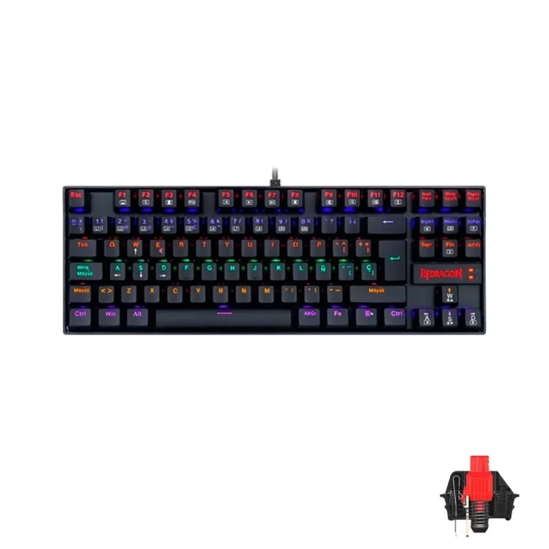 TECLADO REDRAGON KUMARA RAINBOW