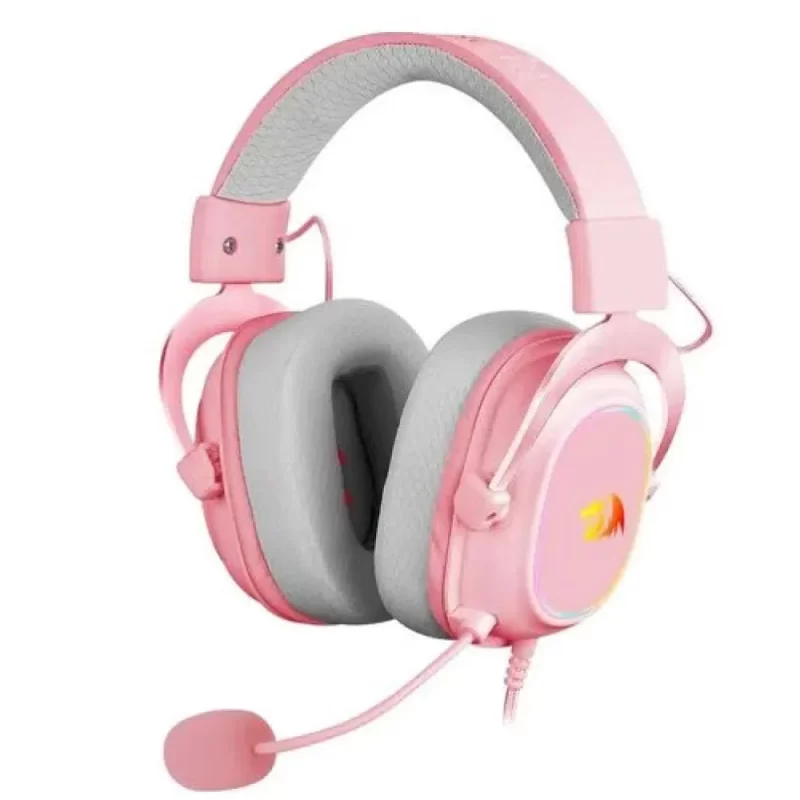 Audífono Redragon Zeus X RGB Rosa