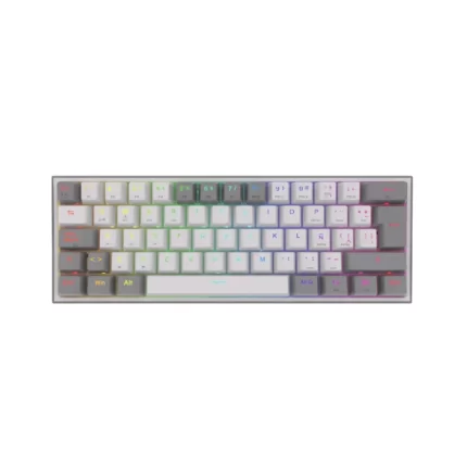 Teclado Redragon FIZZ PRO Inalámbrico Español Blanco/Gris