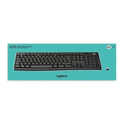 Teclado Logitech K270 Wireless Unifying USB Negro