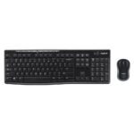 TECLADO Y MOUSE LOGITECH MK270 WIRELESS USB BLACK
