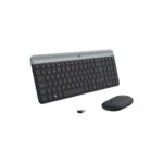 TECLADO Y MOUSE LOGITECH MK470 WIRELESS SLIM USB BLACK - Imagen 2