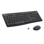 Teclado + Mouse Logitech MK295 Silent Wireless USB Negro