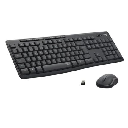 Teclado + Mouse Logitech MK295 Silent Wireless USB Negro