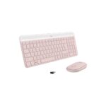 TECLADO LOGITECH + MOUSE MK470 WIRELESS SLIM USB ROSE (920-011312) - Imagen 2