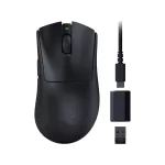 MOUSE RAZER DEATHADDER V3 HYPERSPEED 26K DPI MULTI-DISPOSITIVO 100H WIRELESS / USB-A SWITCH OPTICO 90M BLACK (RZ01-05140100-R3U1)