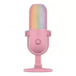 MICROFONO RAZER SEIREN V3 CHROMA USB STREAMING SUPERCARDIOIDE C/N SENSOR TOUCH SILENT QUARTZ (RZ19-05060300-R3U1)