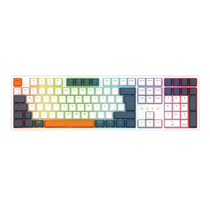Teclado Redragon TRUNDLE K668WBO-RGB Español