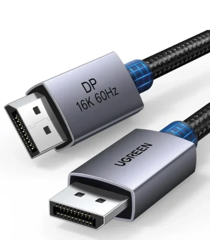 Cable DisplayPort 2.1 Ugreen 2 Metros 16K 60Hz DP131 Negro 55568