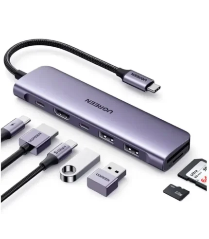 hub usb c ugreen cm195 7 en 1 15214
