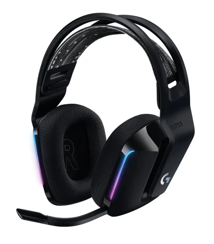 audifono logitech g733 lightspeed rgb negro