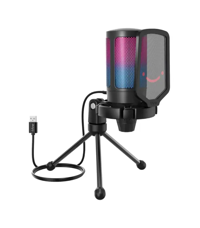Micrófono Fifine A6V Negro