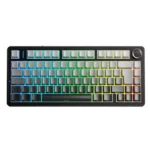 Teclado Aula F75 RGB Inalámbrico Español Negro Degradado