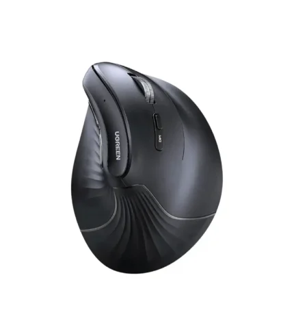 Mouse Ergonómico Vertical Ugreen Inalámbrico 4000 DPI Negro MU008
