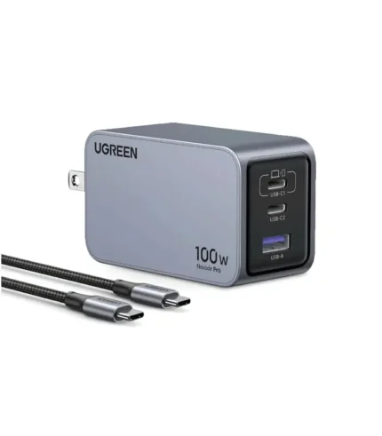 Cargador Ugreen Nexode Pro 100W Carga Rápida USB-C X757