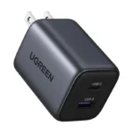 Cargador Ugreen 20W GaN USB-C + USB-A Carga Rápida X514