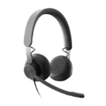 Audífono Logitech Zone Wired USB/USB-C Teams Black