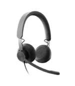 Audífono Logitech Zone Wired USB/USB-C Teams Black